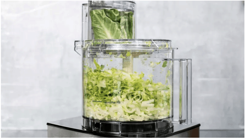 cabbage in food processor