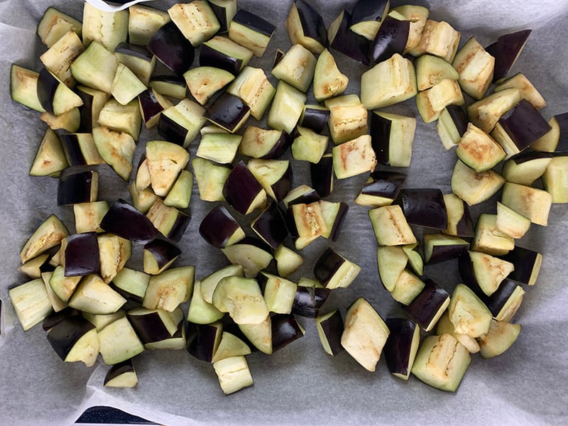 Mediterranean Roasted Eggplant Recipe Salads With Anastasia