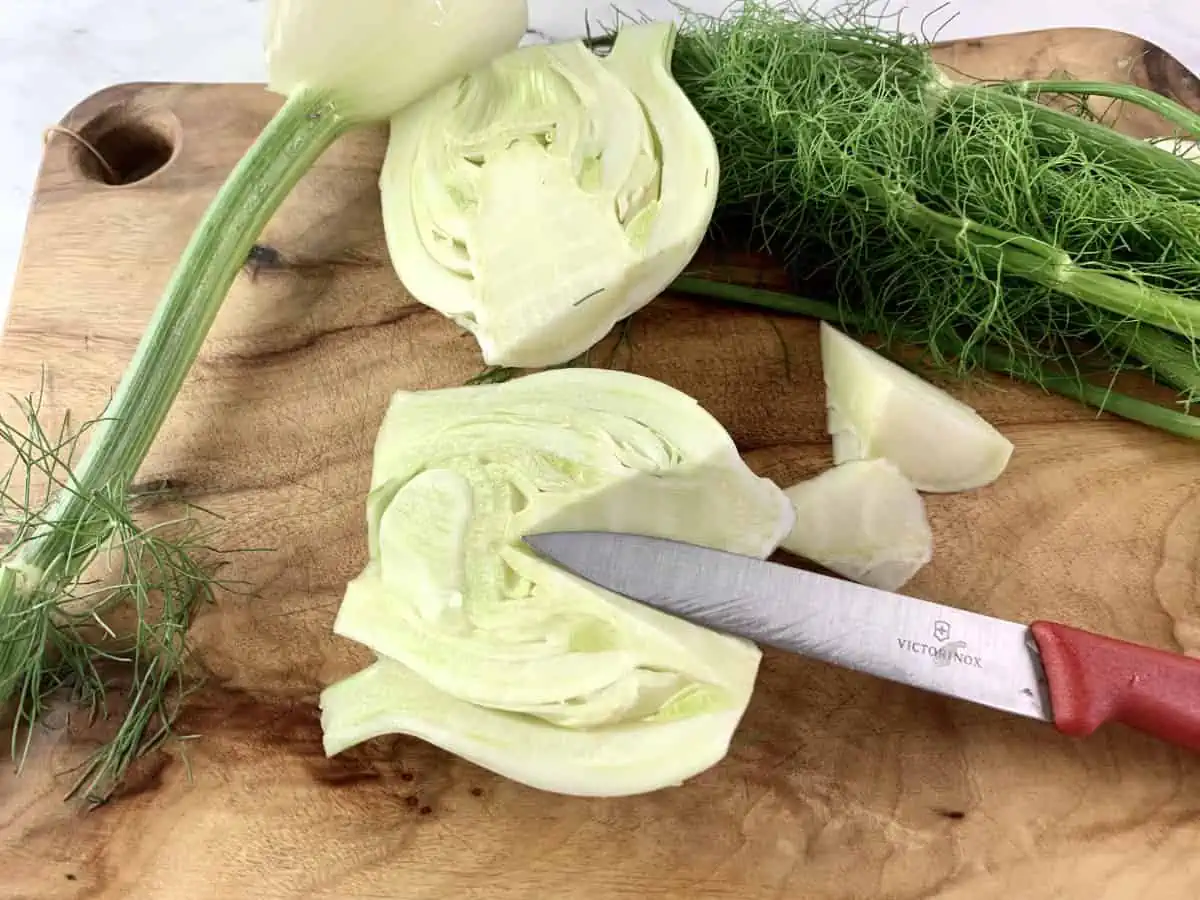 D-CUTTING CORE FROM FENNEL