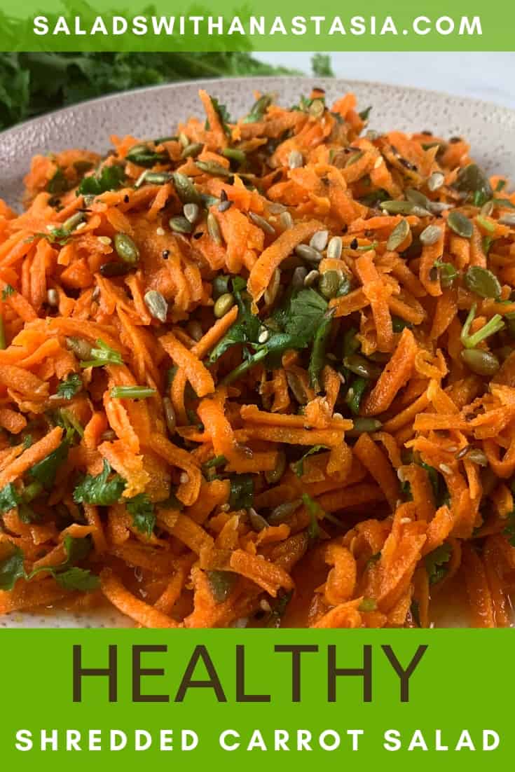 PINTEREST - SEEDY SHREDDED CARROT SALAD