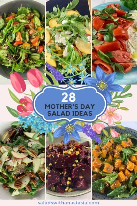 A VARIETY OF SALAD IDEAL FOR MOTHERS DAY