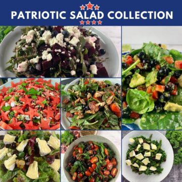 RED WHITE & BLUE SALAD COLLECTION