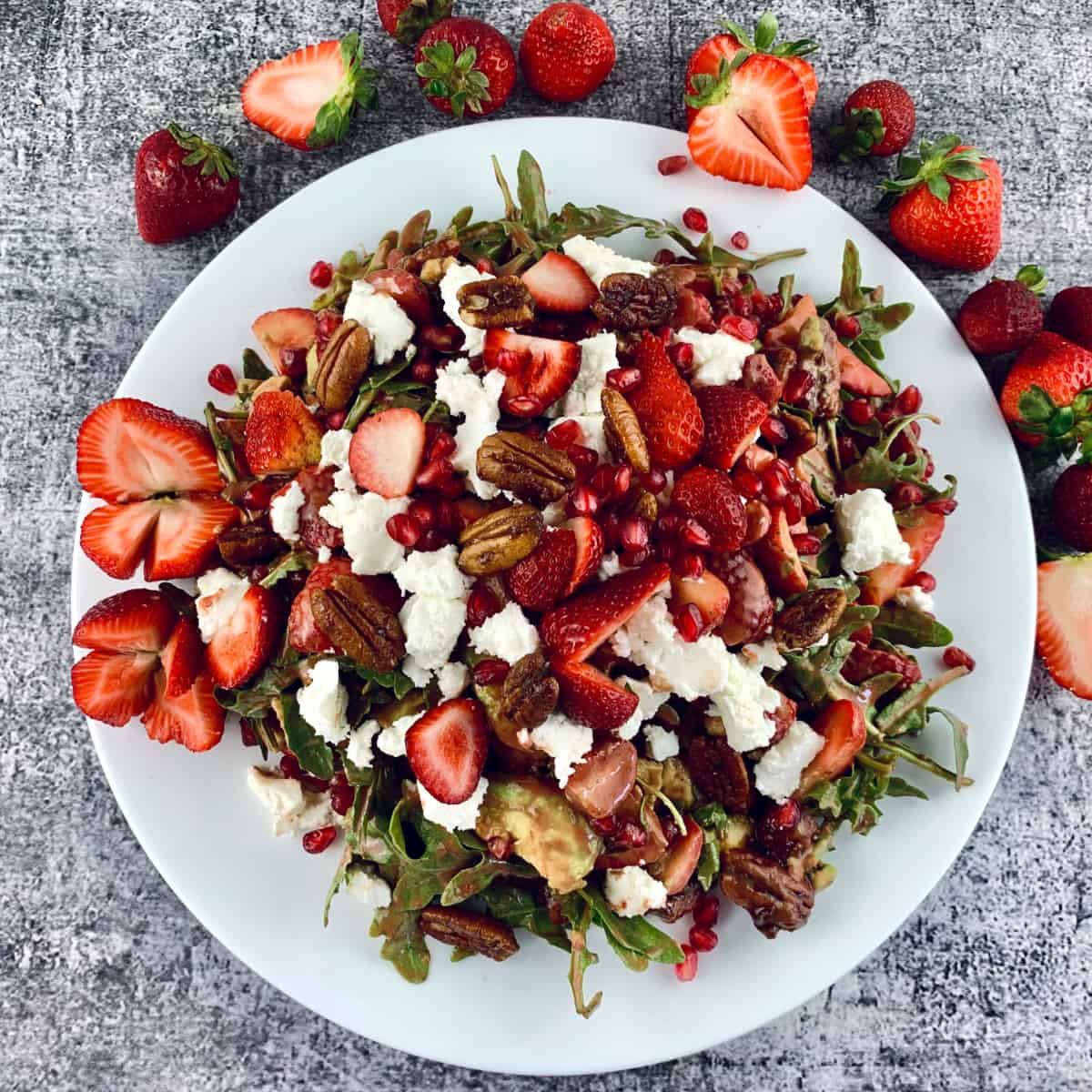 Strawberry Goat Cheese Salad Salads with Anastasia